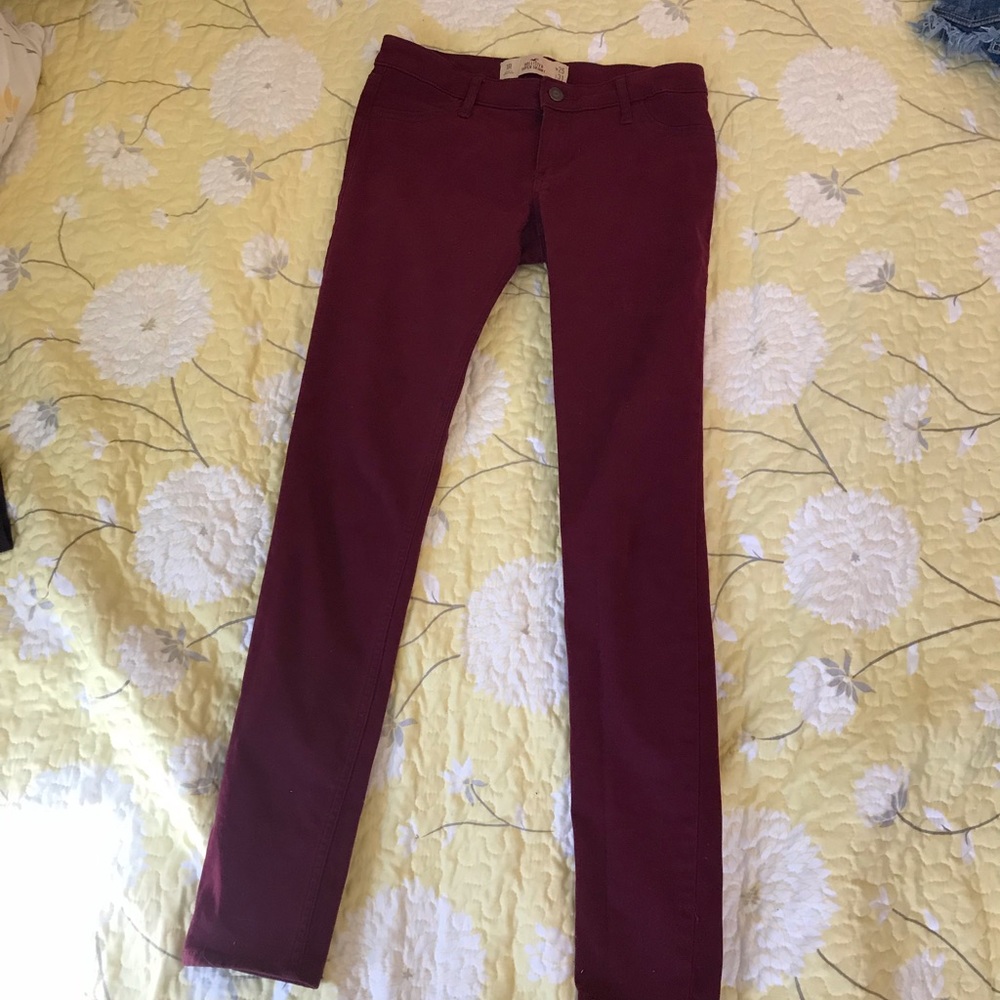 Low waisted skinny jeans